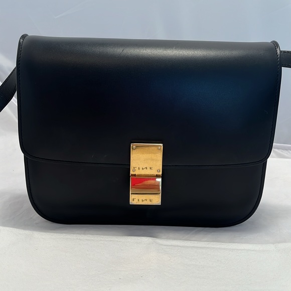 Celine Liege Calfskin Medium Classic Box Flap Shoulder Bag - Picture 2 of 15